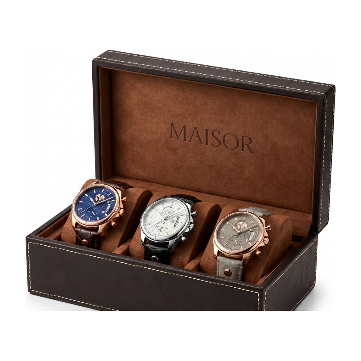 Maisor Mariner Ensemble three-watch box