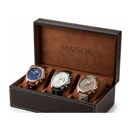 Maisor Mariner Ensemble three-watch box